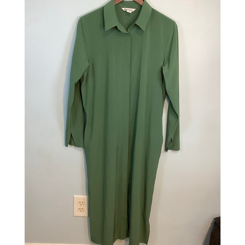 Athleta Green Midi Dress